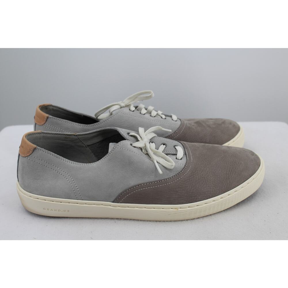 Cole Haan Grand Pro Deck Sneakers size 13M Gray Leather